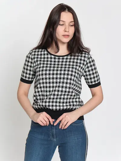 Джемпер с коротким рукавом